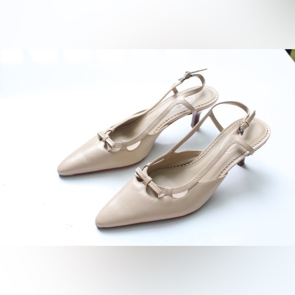 Talbots sling back kitten heels - Picture 6 of 10